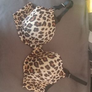 Leopard Print Bra